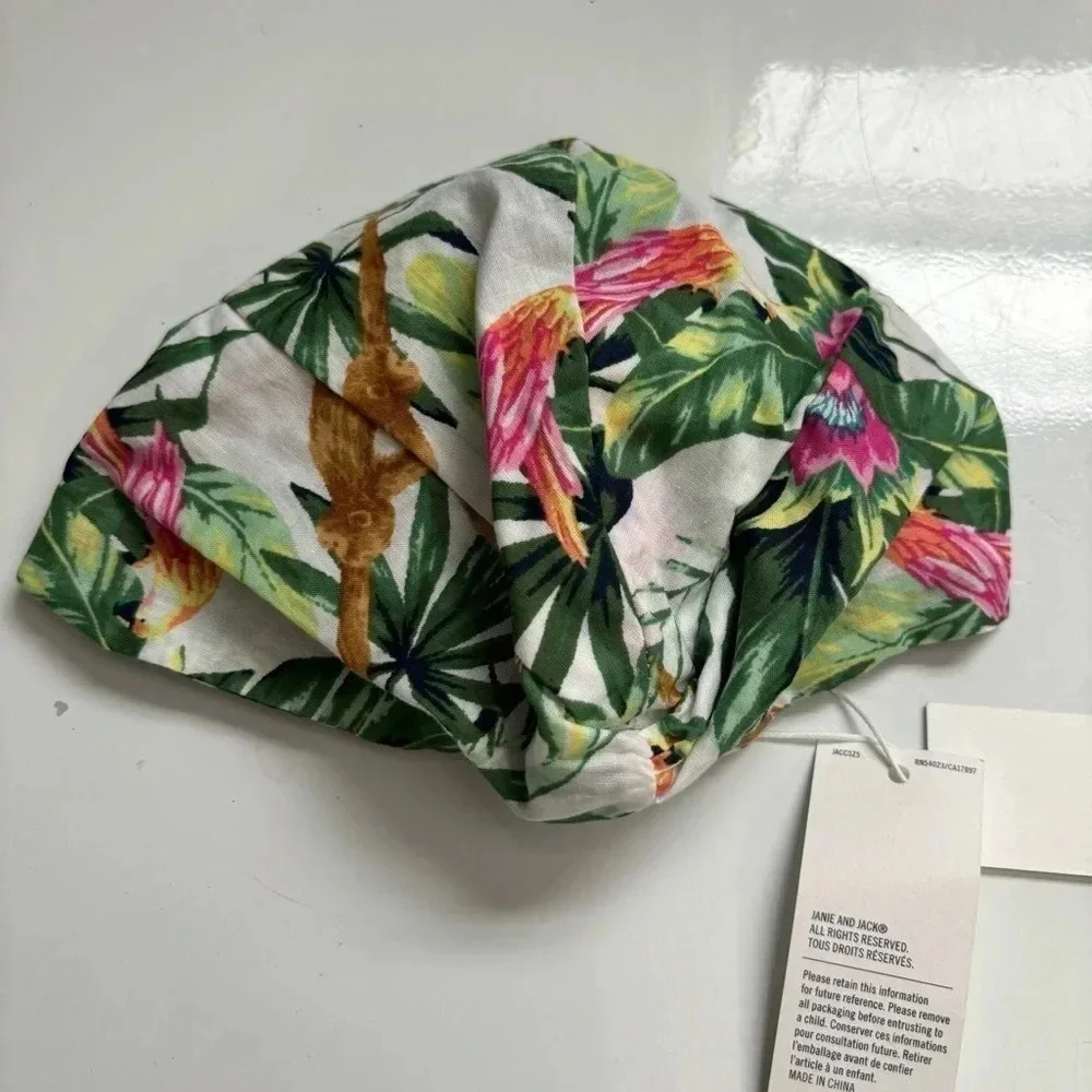 NWT Janie and Jack TROPICAL JUNGLE HEADWRAP or turban